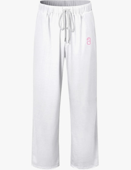 jogging tribal blanc et rose