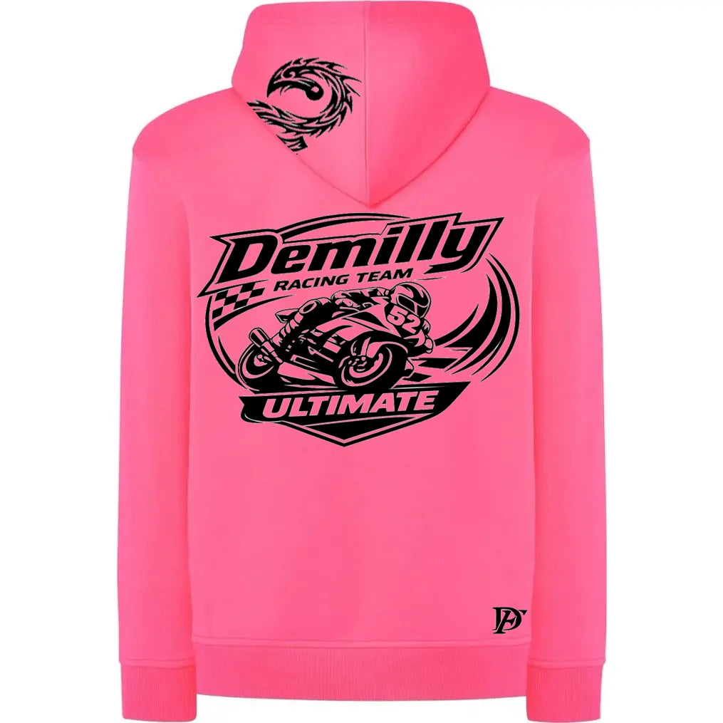 Sweat rose Demilly racing mixte